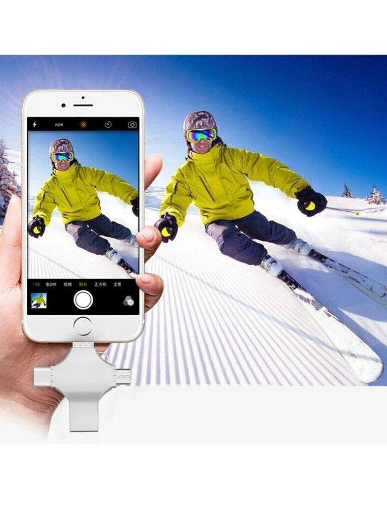 4 In 1 Multi-function OTG USB Flash Drive - 3.0 Type-C 256GB