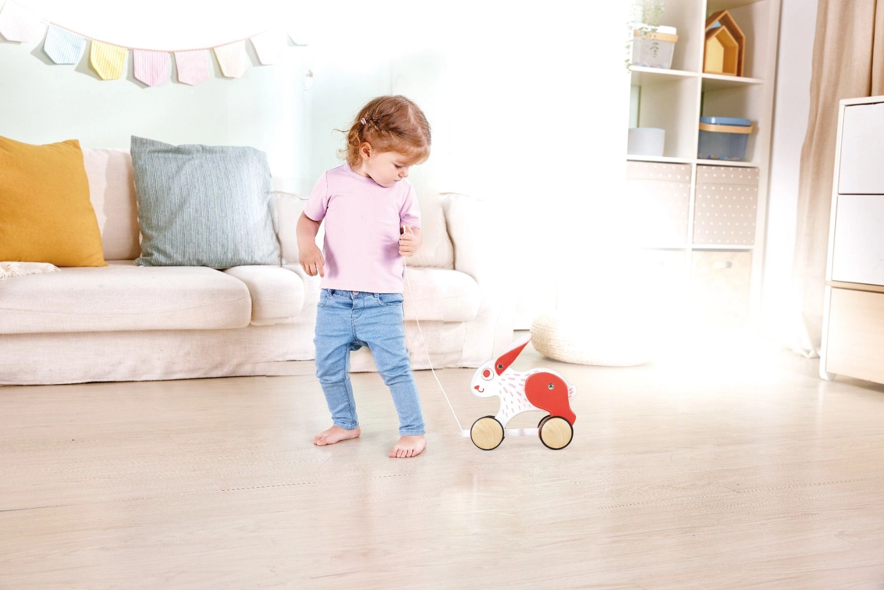 Bunny Pull Along Toy