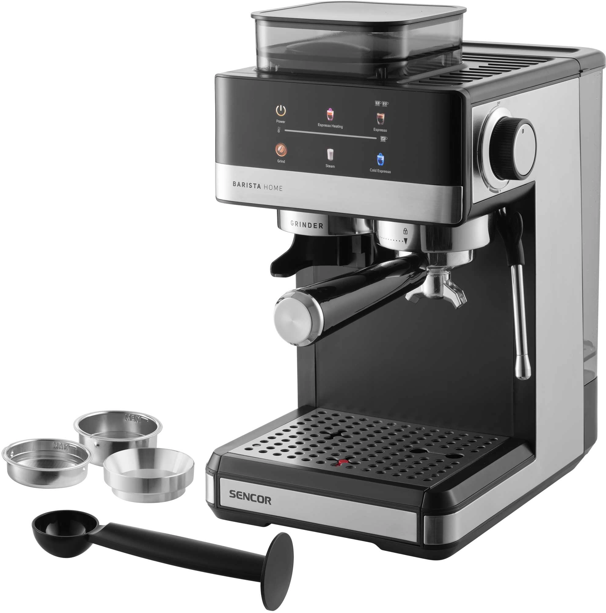 Sencor Ses 5000ss - Integrated Grinder 20-bar Pump
