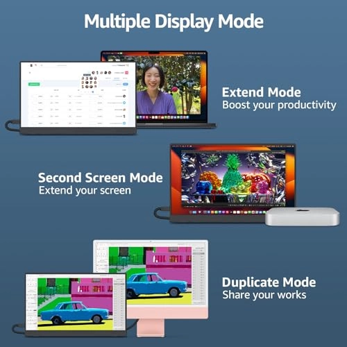 Portable Monitor - 1080P 15.6 Inch