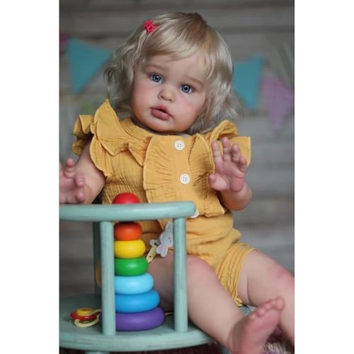 Reborn Baby Doll - 24 in Silicone Vinyl Toddler Girl Ages 3+