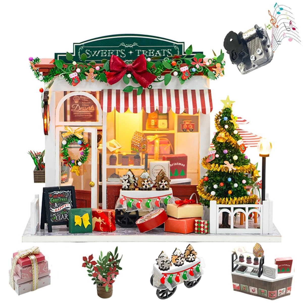 DIY House Craft Kit - Without Dust Cover Paper Wood