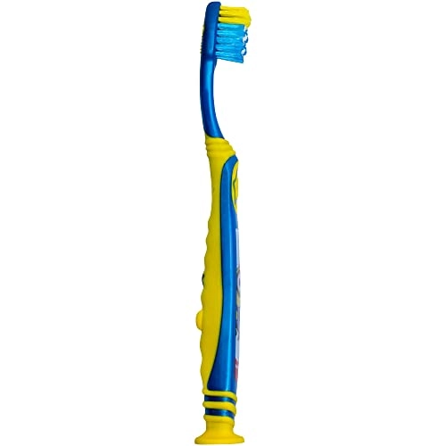 Kids Minions Toothbrush - Extra Soft + Kids Trolls Toothbrush 2-Piece Pack