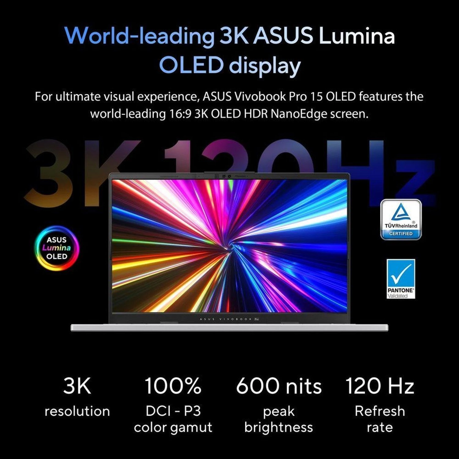 Vivobook Pro 15 OLED N6506MV-MA004W - 15.6'' Core Ultra 9-185H 8GB GDDR6 1TB SSD