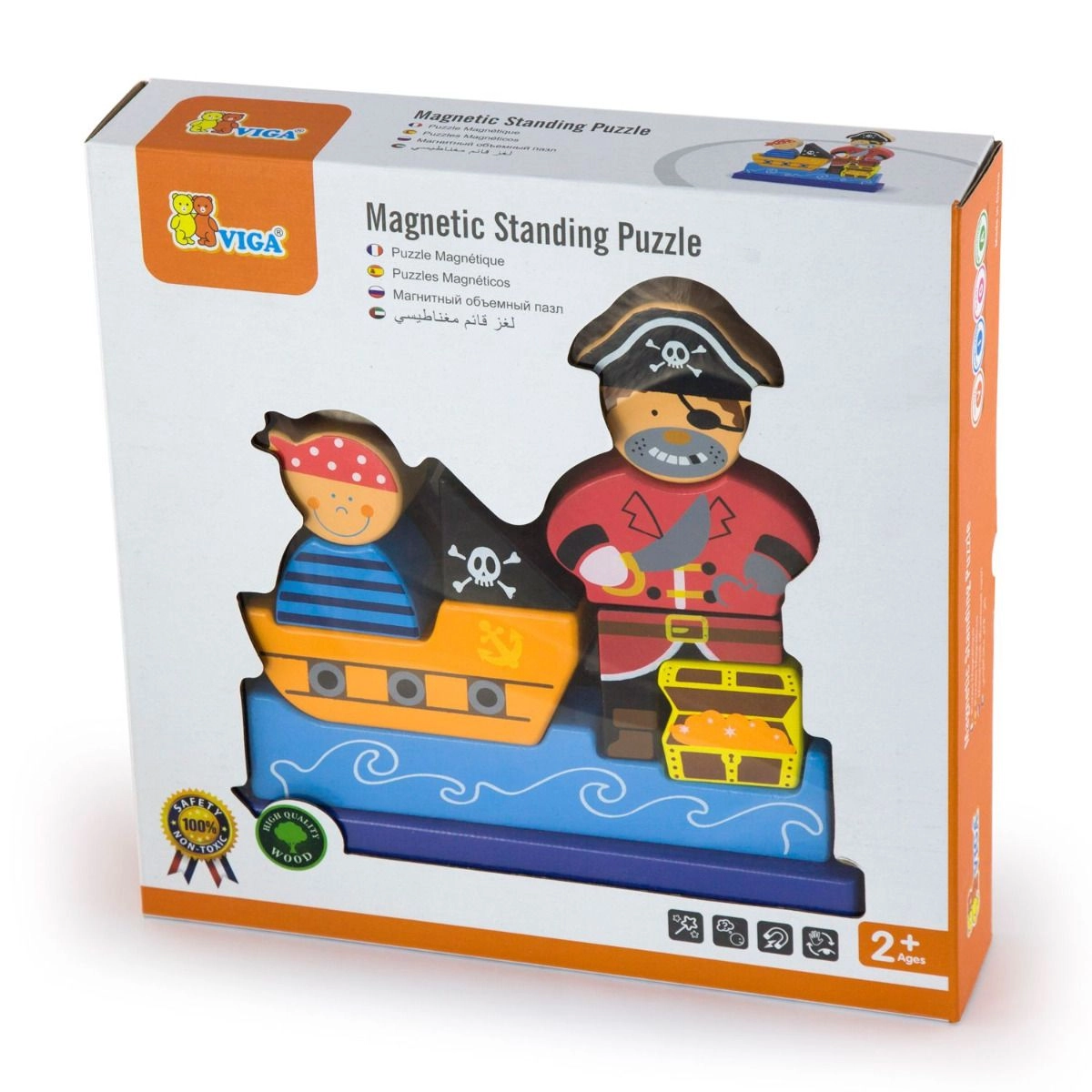 Magnetic Standing Puzzle - 3 +