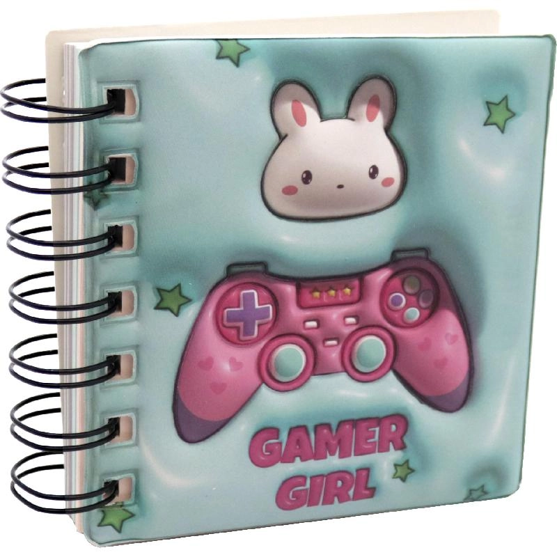 Notebook 19 X 26 cm Spiral - Grid 100 Sheets