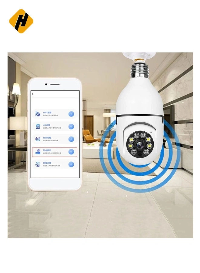 Light Bulb Security Camera 1080P