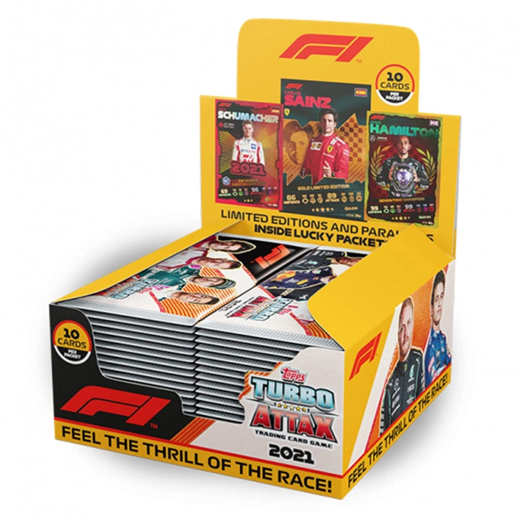 Topps F1 Turbo Attax Cards - English 240pcs