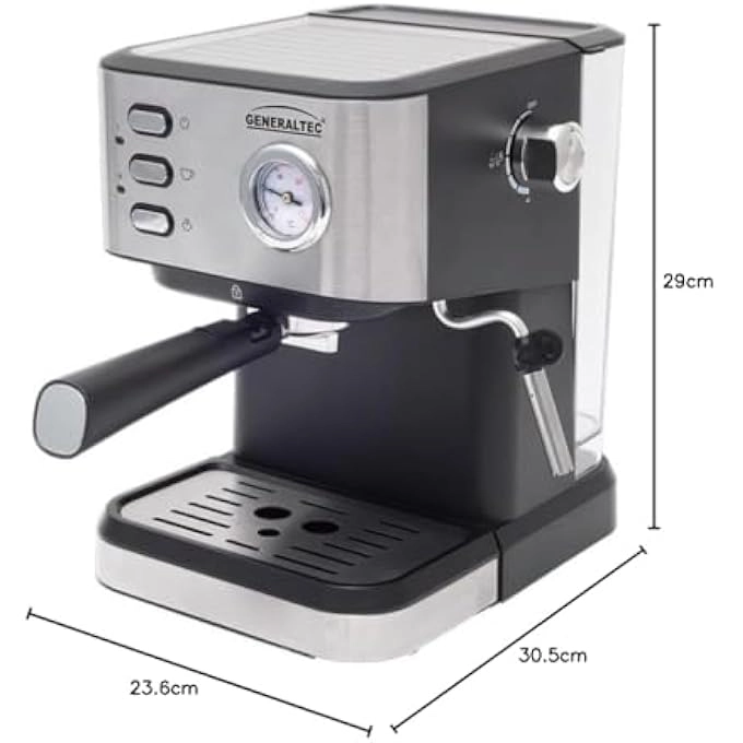 Espresso Coffee Maker 20 Bar & Milk GCM2000EX