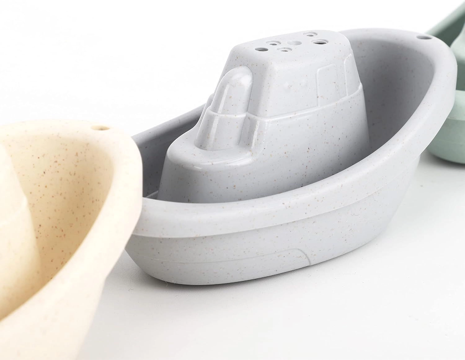 Bath Boat Cup Toy - 6 Pieces Multi Colour