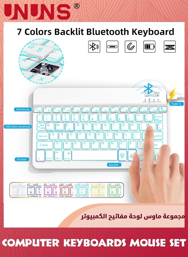 Bluetooth Keyboard and Mouse - Wireless