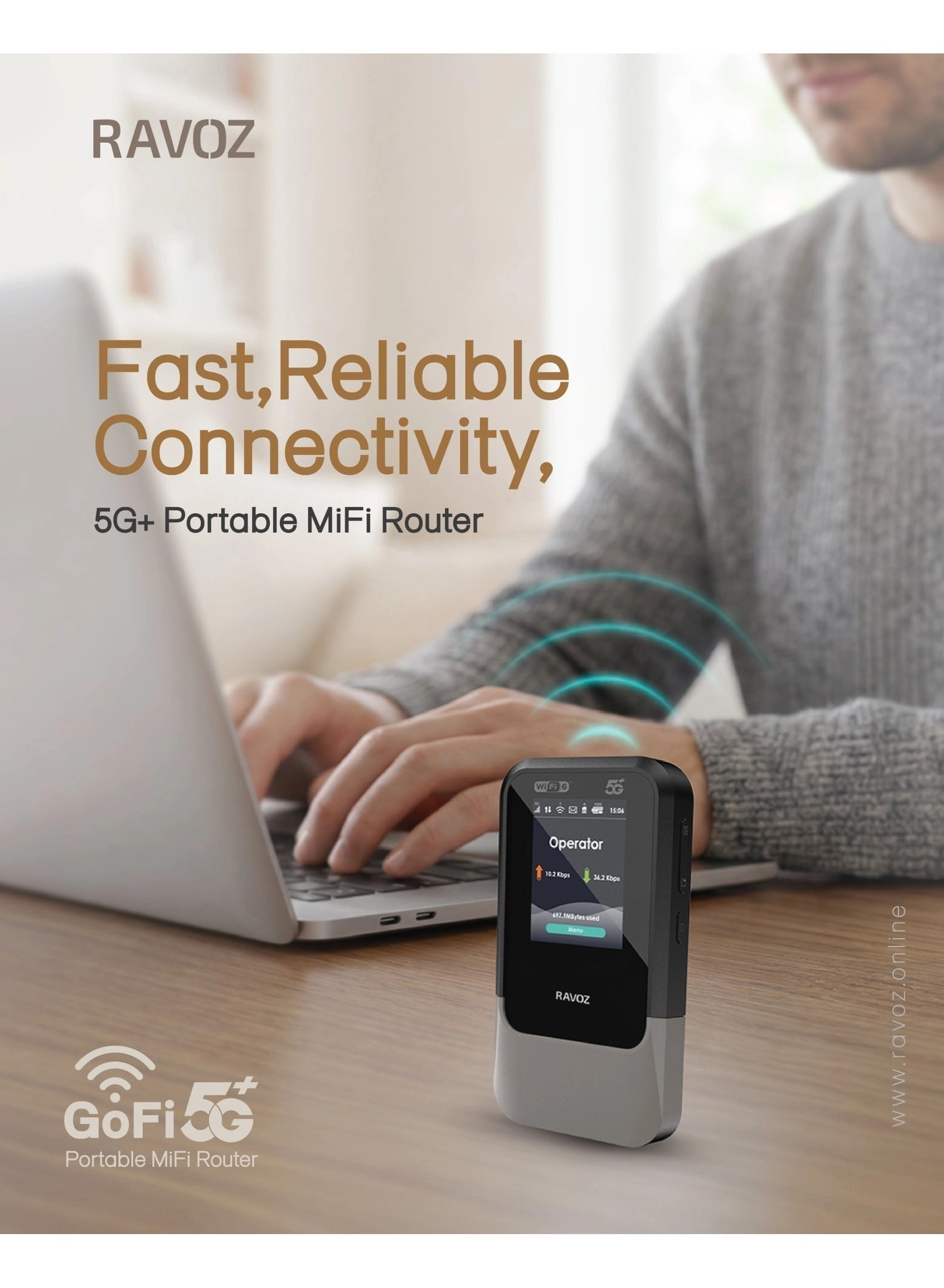 GoFi 5G+ - 2.6Gbps Wi-Fi 6