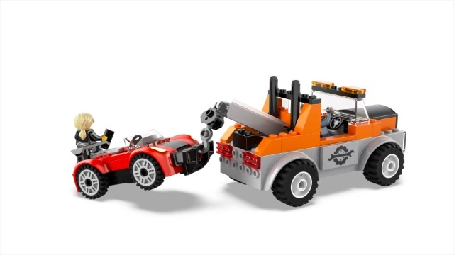 LEGO City Tow Truck and Sports Car Repair Vehicle Toy (60435) - Vehicle