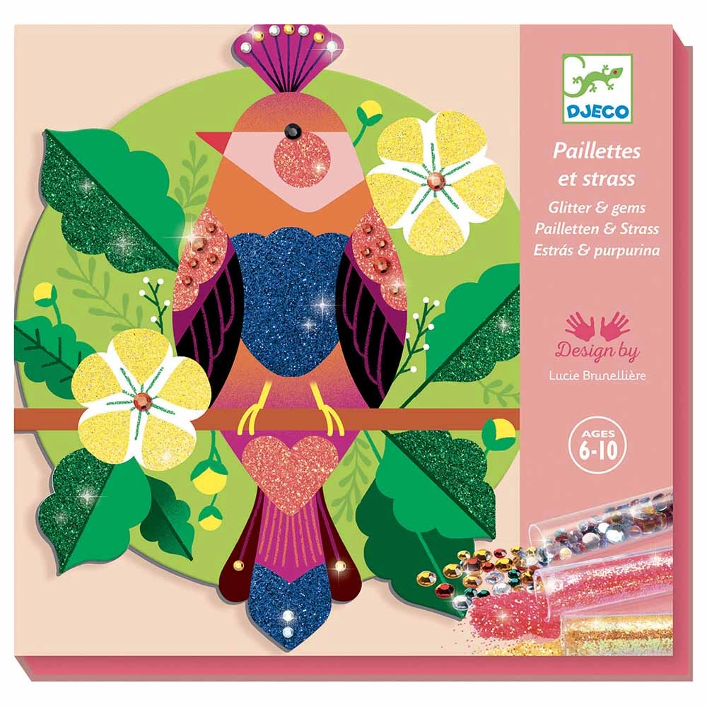 DJECO Paradisio Glitters And Gems - Suitable for 8 to 12 yrs