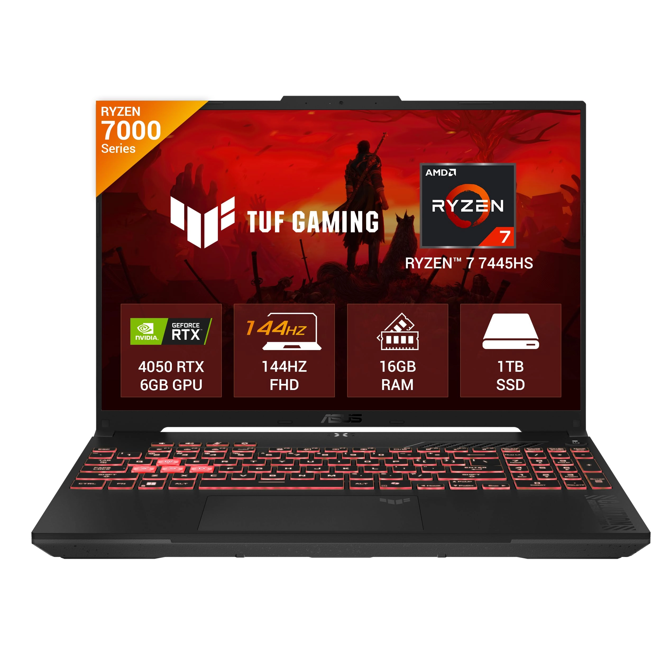 TUF Gaming A16 FA607 - 16'' Ryzen 7 7445HS 16GB DDR5 1TB SSD