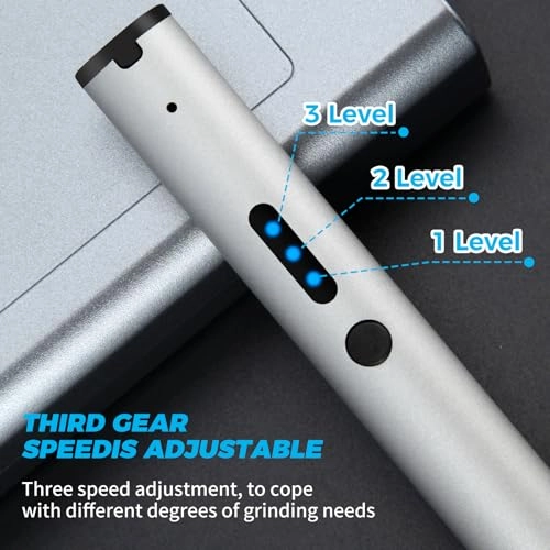 Mini Drill Pen - 3-Speed Rechargeable 30 Small Bits