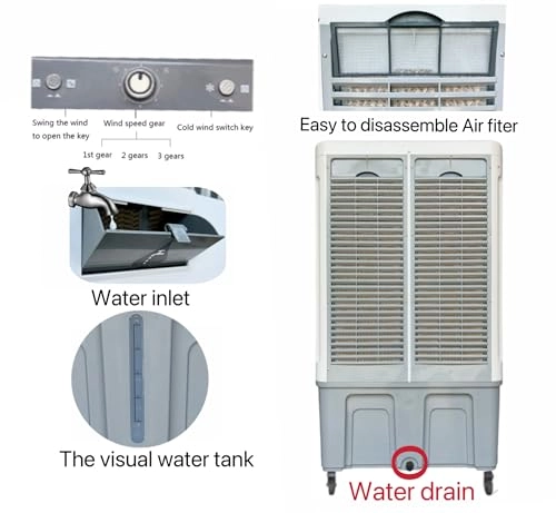 Air cooler - 9411 Cubic Feet Per Minute 120L