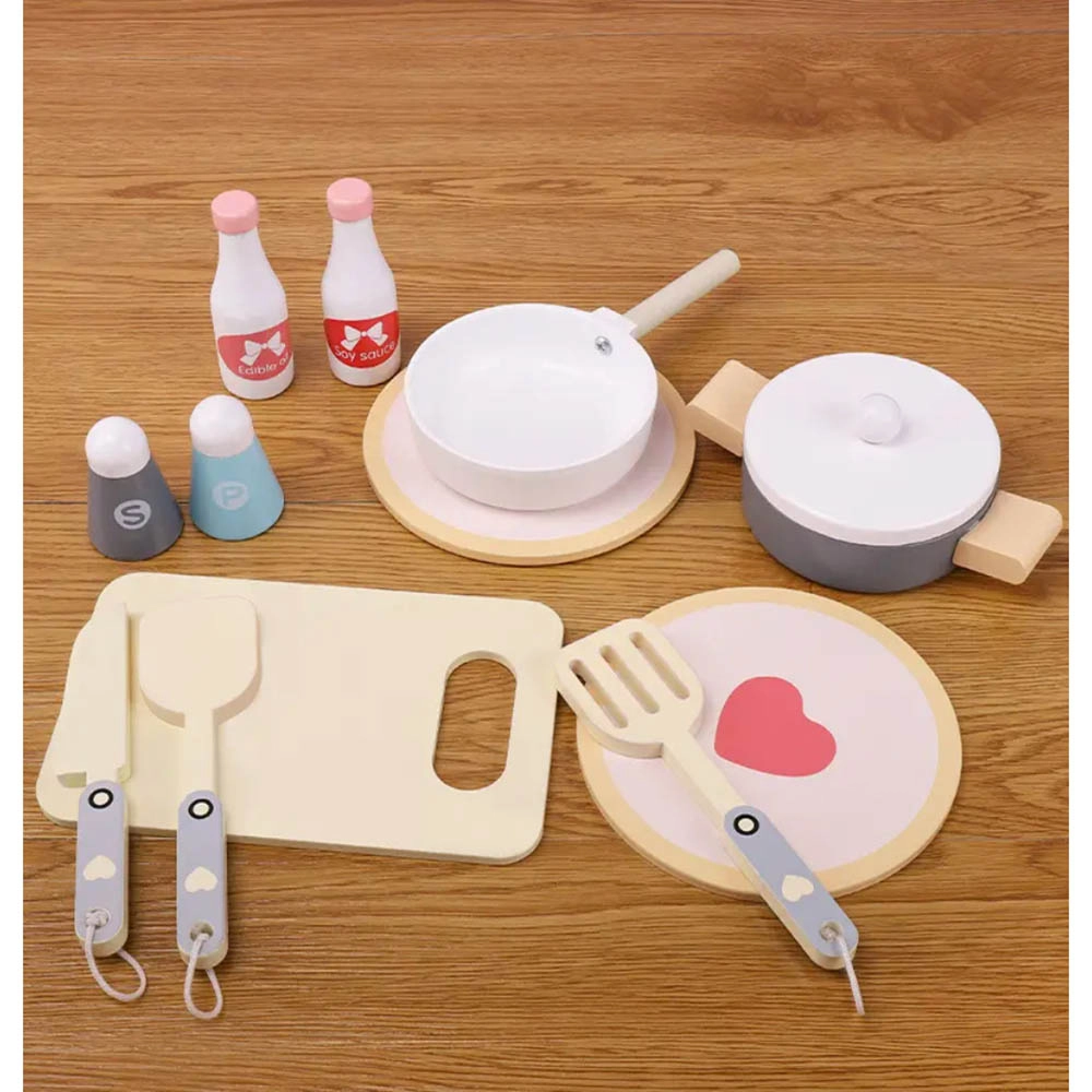 Wooden Kitchen Kids Toy Set - 60 x 70 x 26 cm (GF-MSN21008)