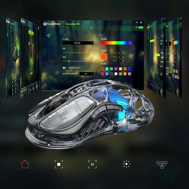 Mercury M2 Gaming Mouse - Bluetooth USB