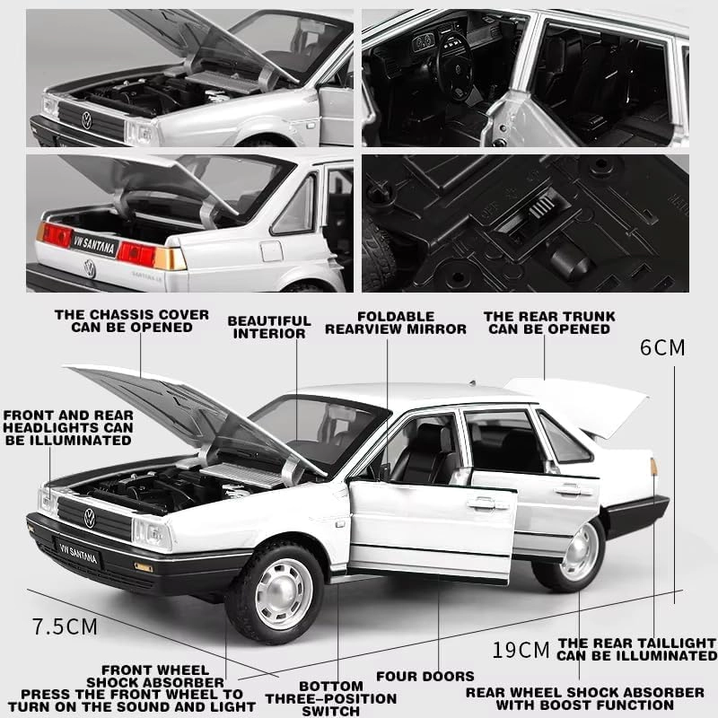 Metal Pullback Car - 1:24 1 pcs