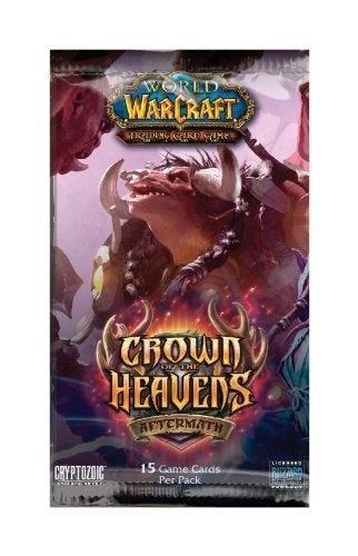 Cryptozoic Entertainment World of Warcraft Aftermath Crown of the Heavens Booster Pack - 15pcs