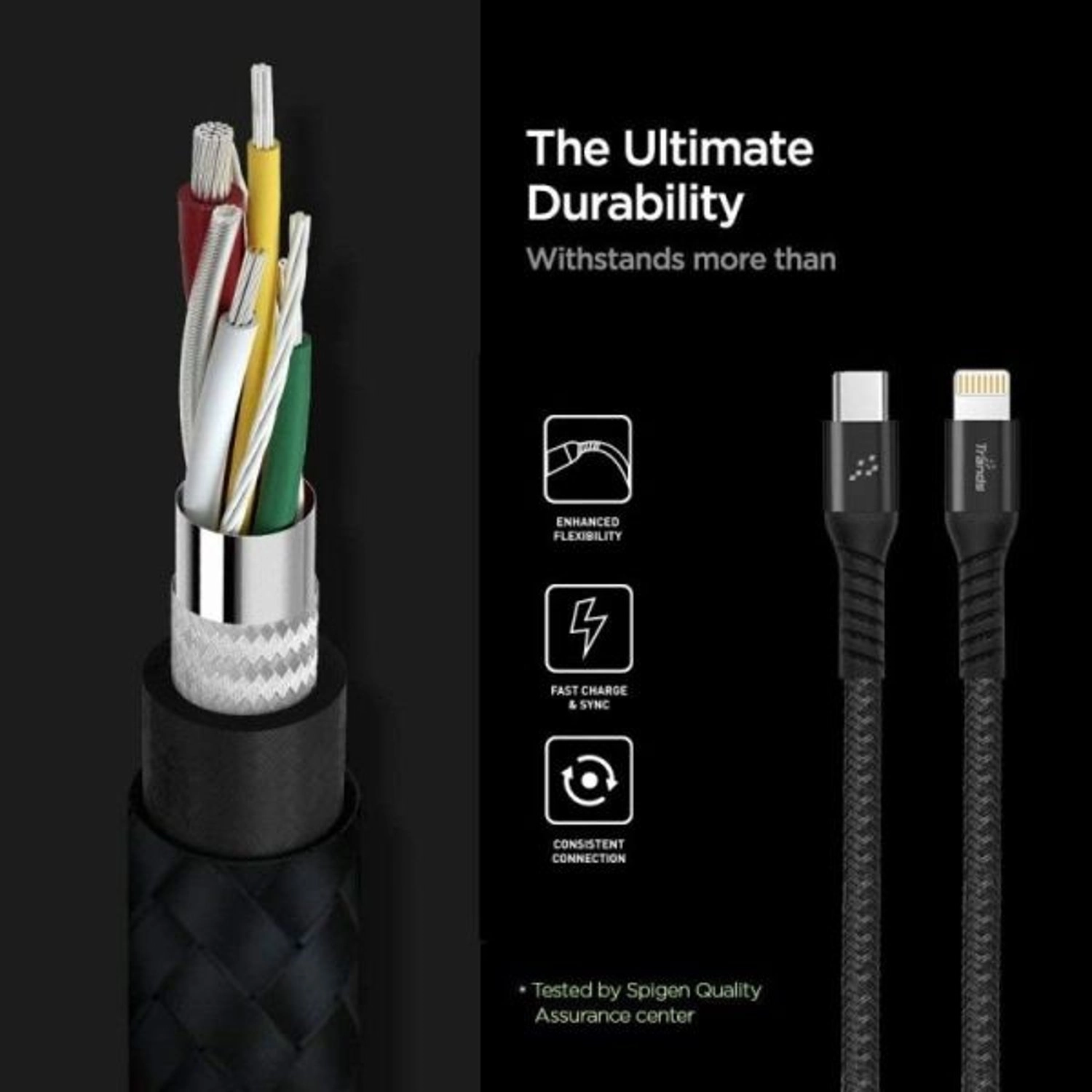Glassy Series USB-C to Lightning Cable 1m