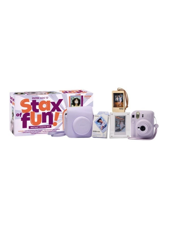 INSTAX MINI 12 - Purple Bundle