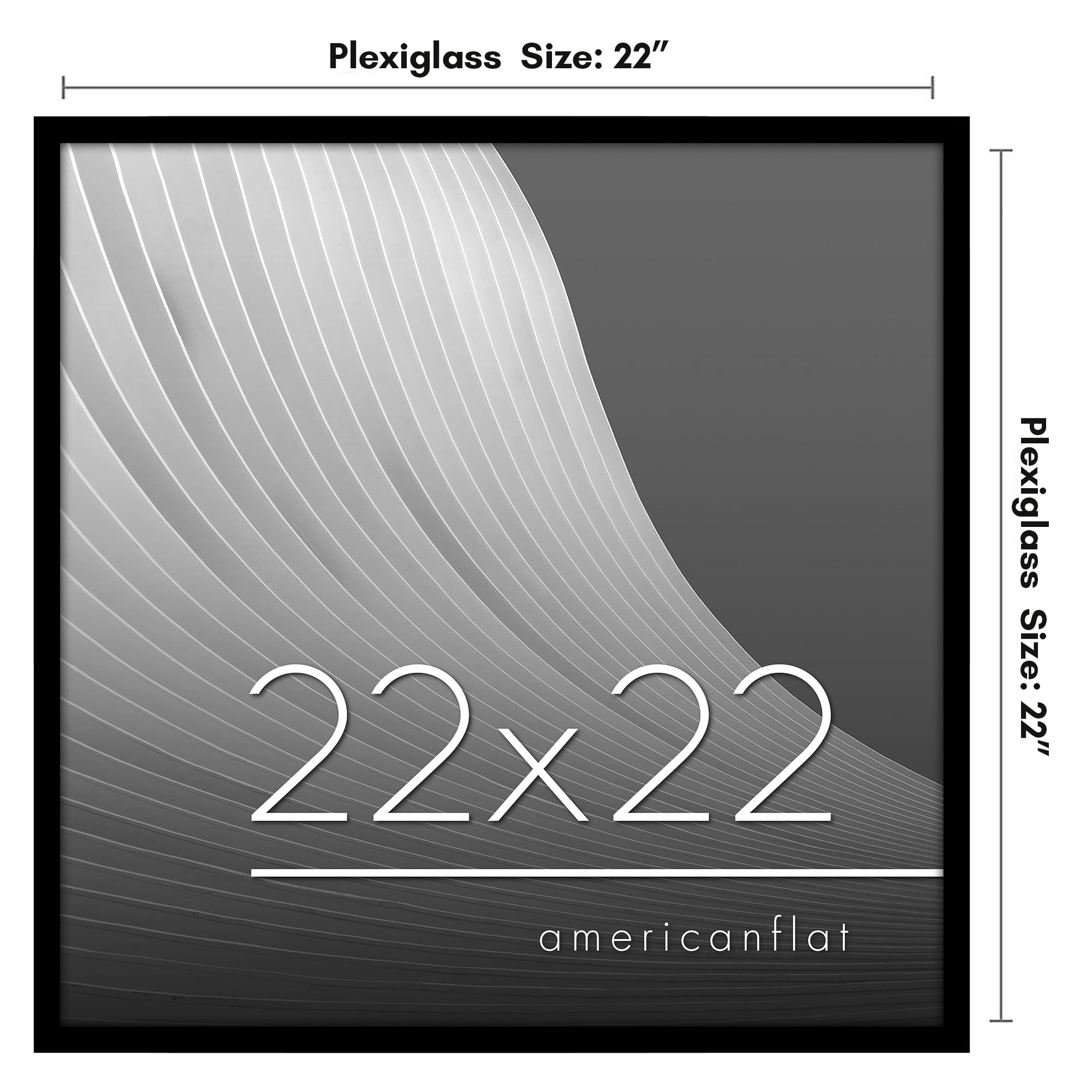 LX2222BLKNOMAT - 22x22