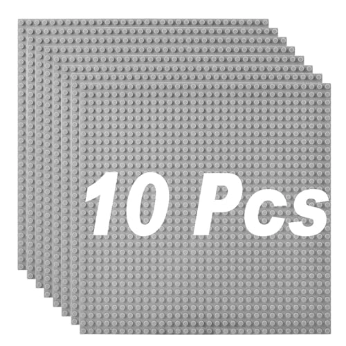 Classic Baseplates Building Plates - 25.15X25.15cm - 10pcs