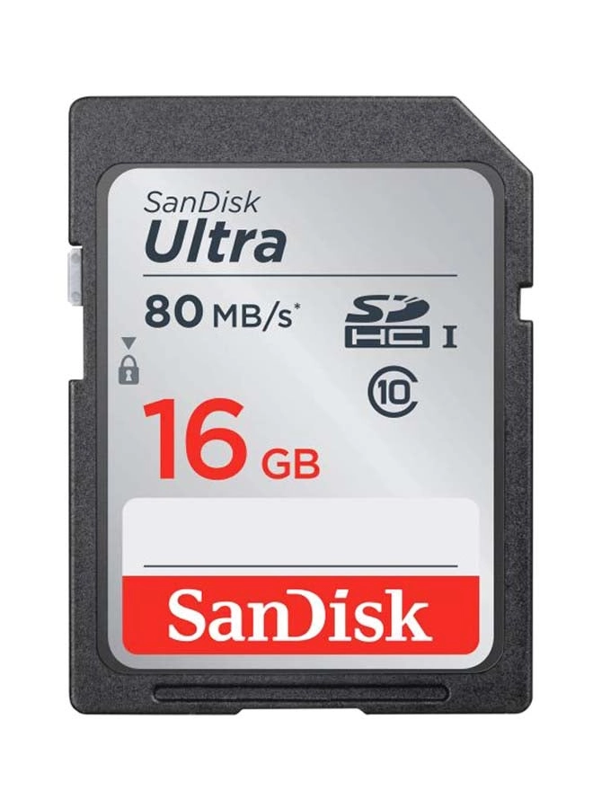 SanDisk Ultra SDHC Memory Card - 16GB