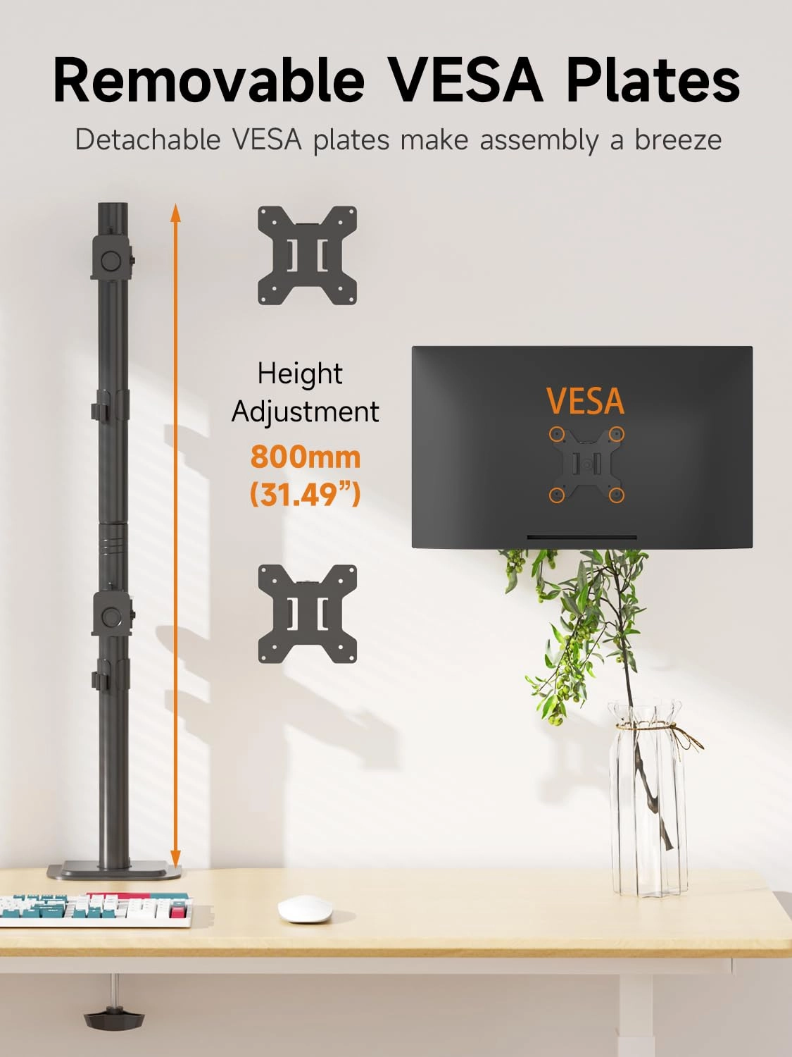 MD7802 - Two 13-32 inch VESA 75 100