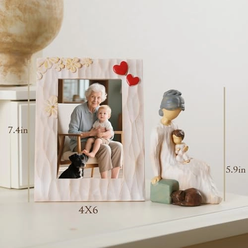 Grandma and Child Set - Resin