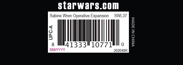 Star Wars Legion: Sabine Wren Operative