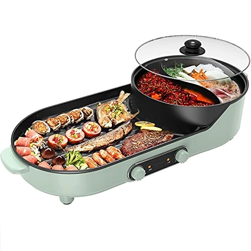 2-tier electric grill pan - 1200 W 5-7 peoples