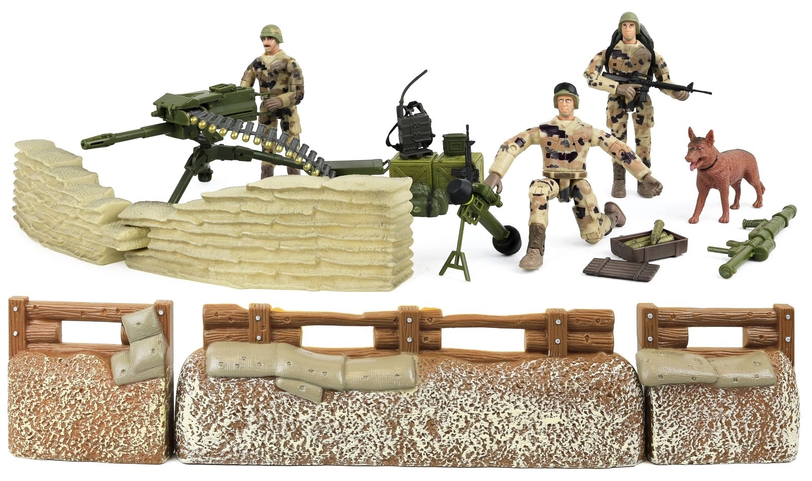 Click N' Play Military Toy Play Set - 3 yr(s) 25 piece(s)