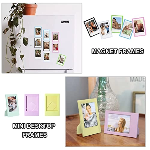 Camera Case + Mini Picture Album + Colorful Mini Frames + Color Filter + DIY Stickers + Funny Border Sticker + Refrigerator Magnet Frames