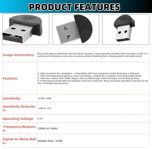 Mini Microphone USB Microphone