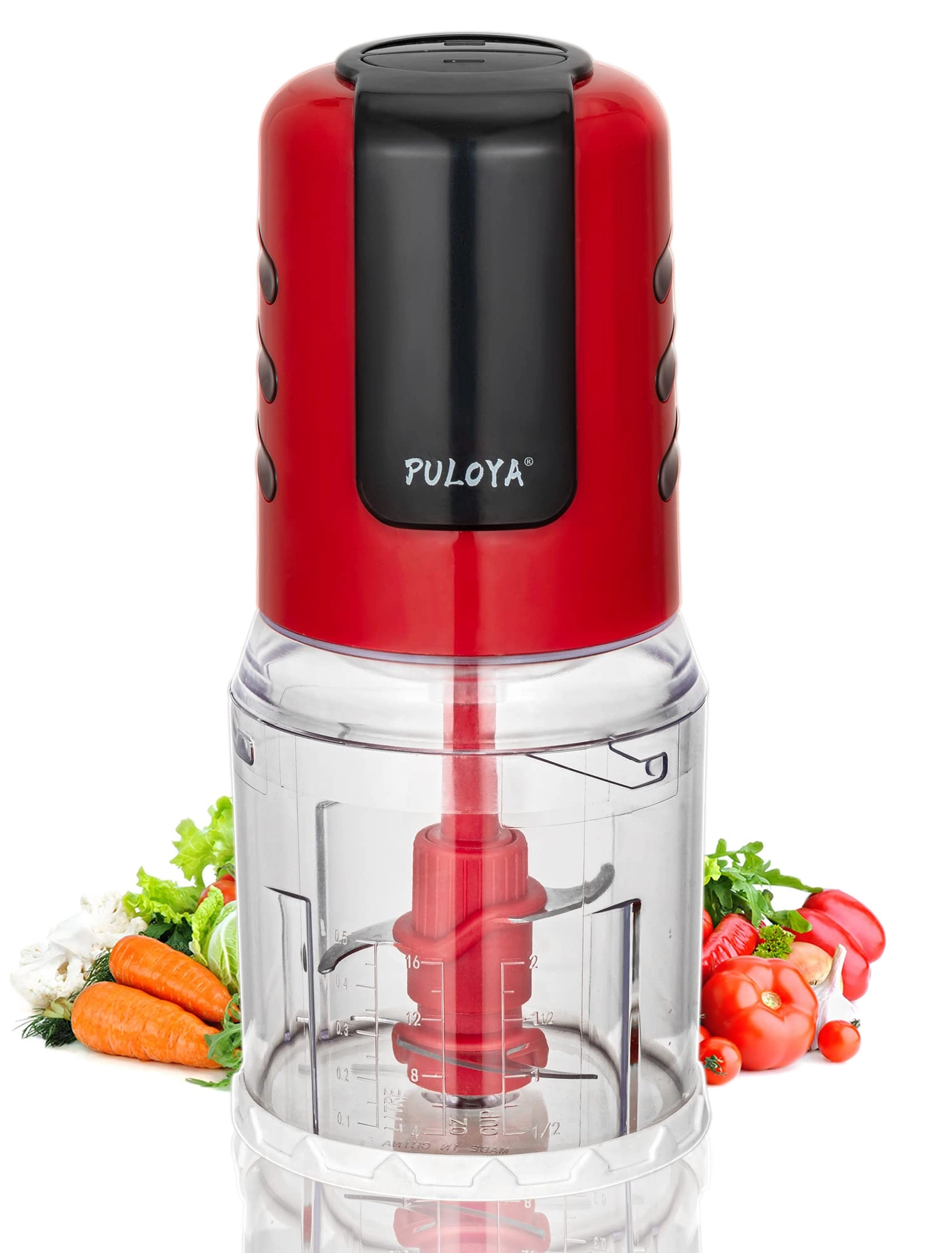 puloya Mini Food Processor - 2 Cups
