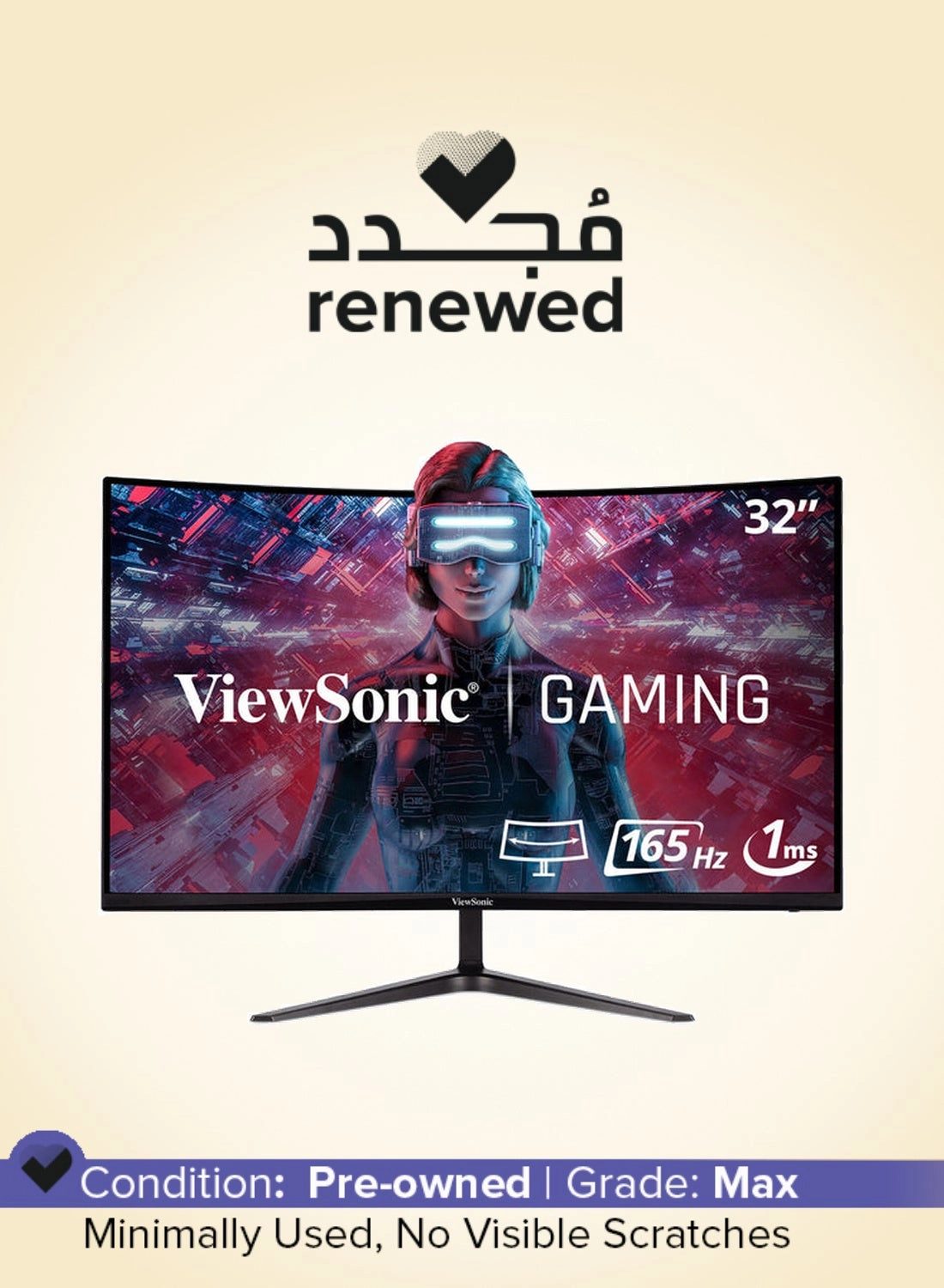 Viewsonic (Renewed) VX3218-PC-MHD - 1920x1080 32 in
