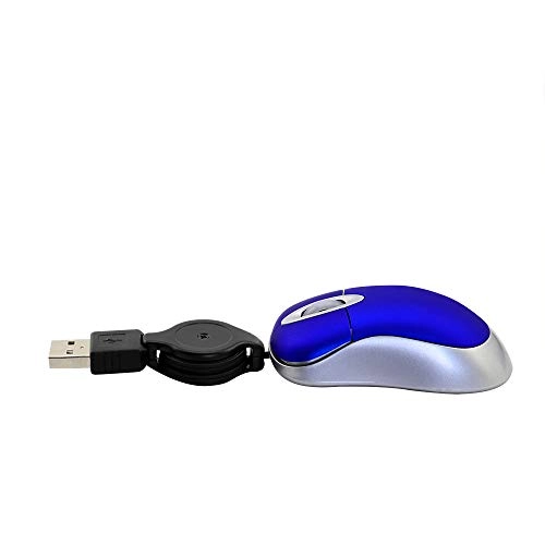 Mini Retractable Travel Optical Mouse - Wired