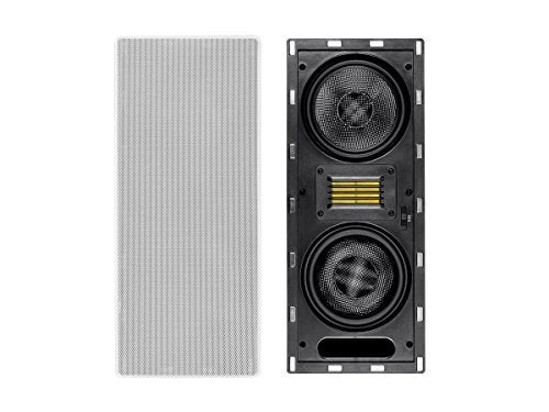 Monoprice 3-Way Carbon Fiber In-Wall Column Speaker