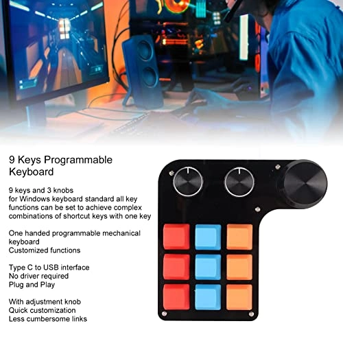 Programmable Macro Keyboard - Wired/Wireless