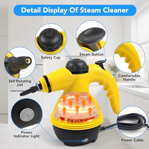 Portable Handheld Steam Cleaner - 4 bar 350 ml