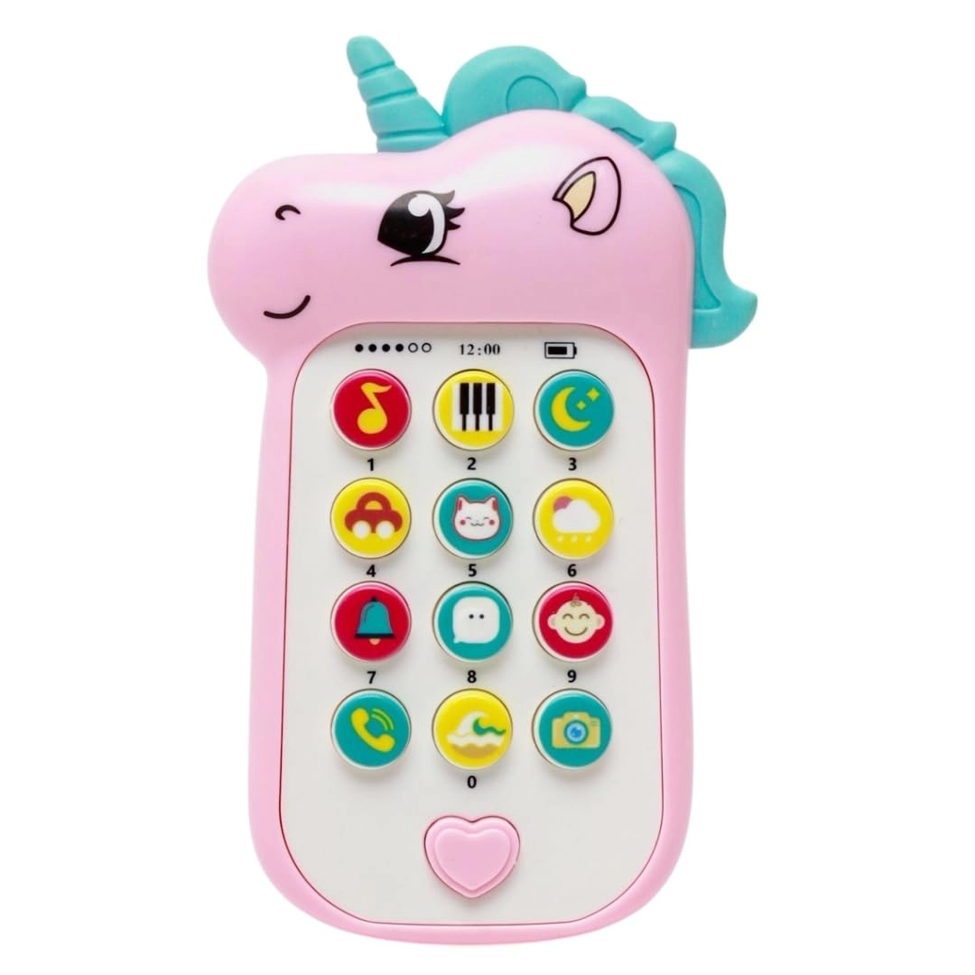 PLUSPOINT Unicorn Phone Toy - 1 2 3 Year Old 1 pieces