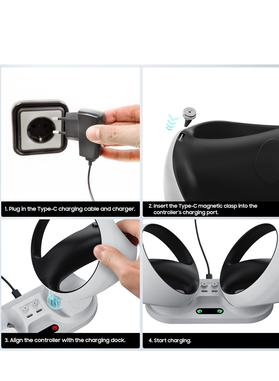 Charging Station for Playstation VR2 Controller - PS VR2 Type-C