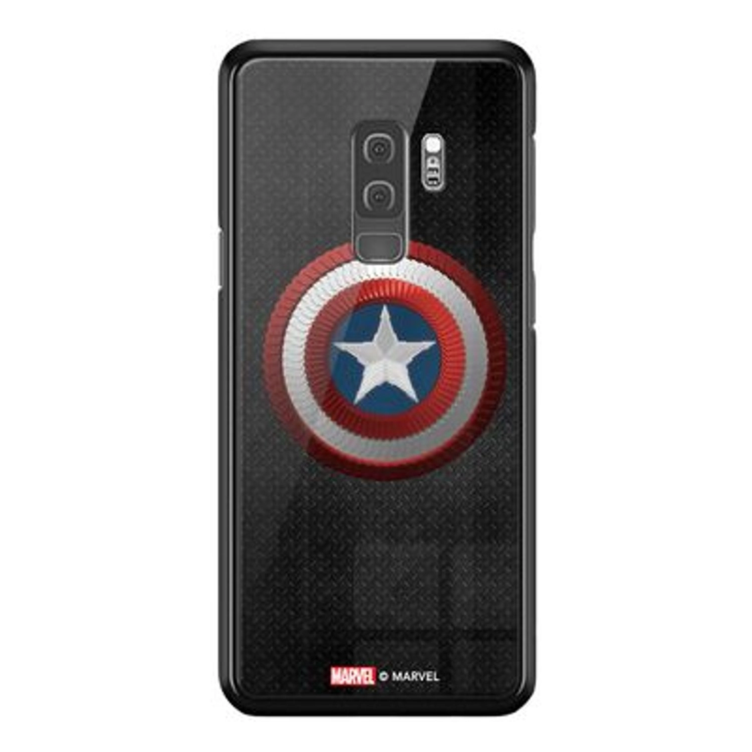 Wackylicious Vibranium Shield Samsung S9 Plus Cover Back Case for Galaxy S9 Plus