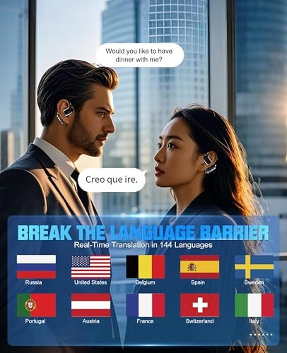 AI Translation Earbuds - 144 languages