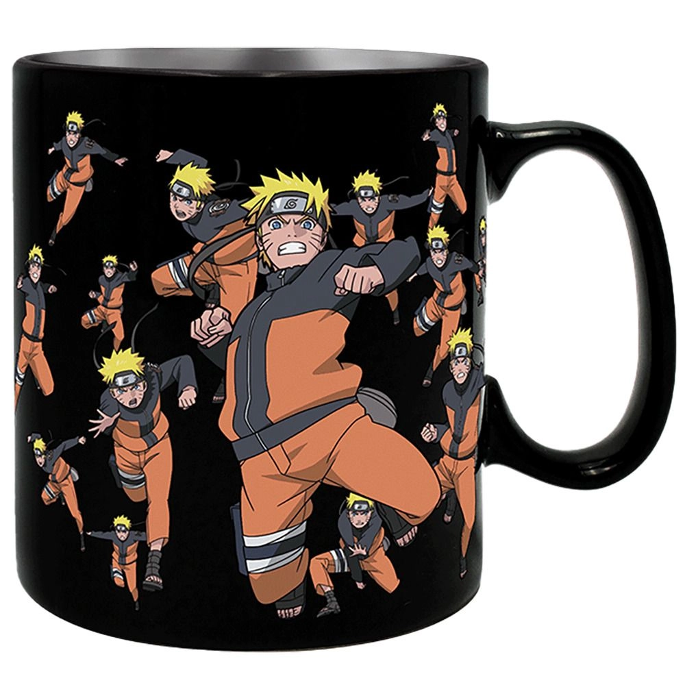 ABYstyle Naruto Shippuden Clone Jutsu Mug - Heat Changing - 460 ml
