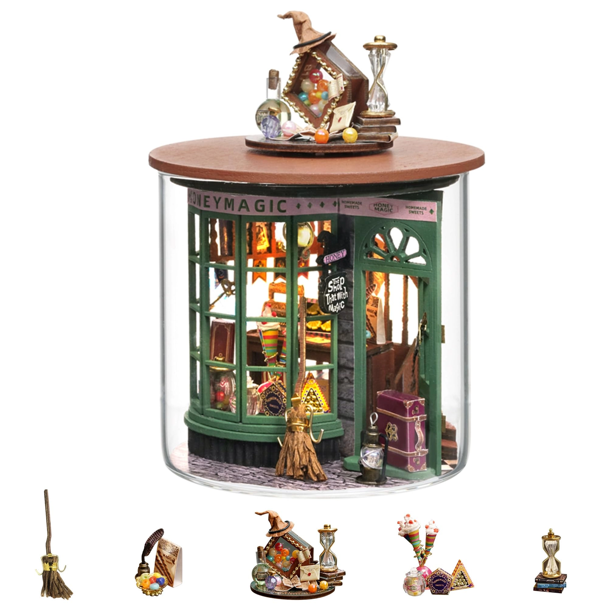 Dollhouse Miniature DIY House Kit - Dream Bottle Series 1:32