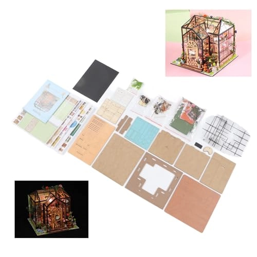 Miniature Handmade Box Dollhouse - Happy Street Corner